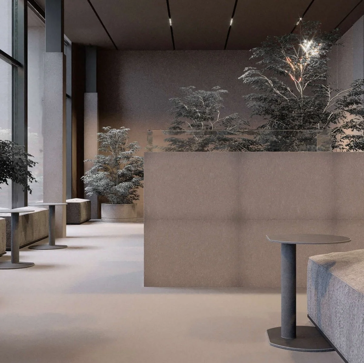 Sanhai Exhibition Venue Studio Commercial Interior Design 3D Max Rendering Space Plan Service Shop Store Construction Drawing