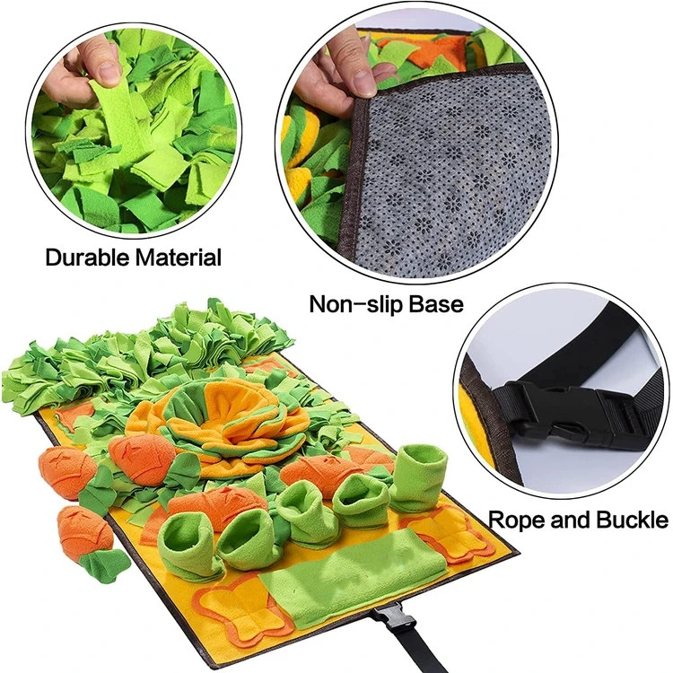 Nice Quality Cheap Price Large Size Good-looking Comfortable Dog Snuffle Feeding And Training Mat For Pet Dogs