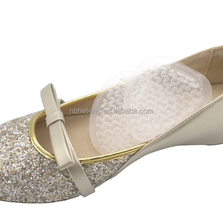 Self-adhesive Pad For Heel Pain Relief Hot sale Anti-slip Insoles For High Heels Forefoot  Pad