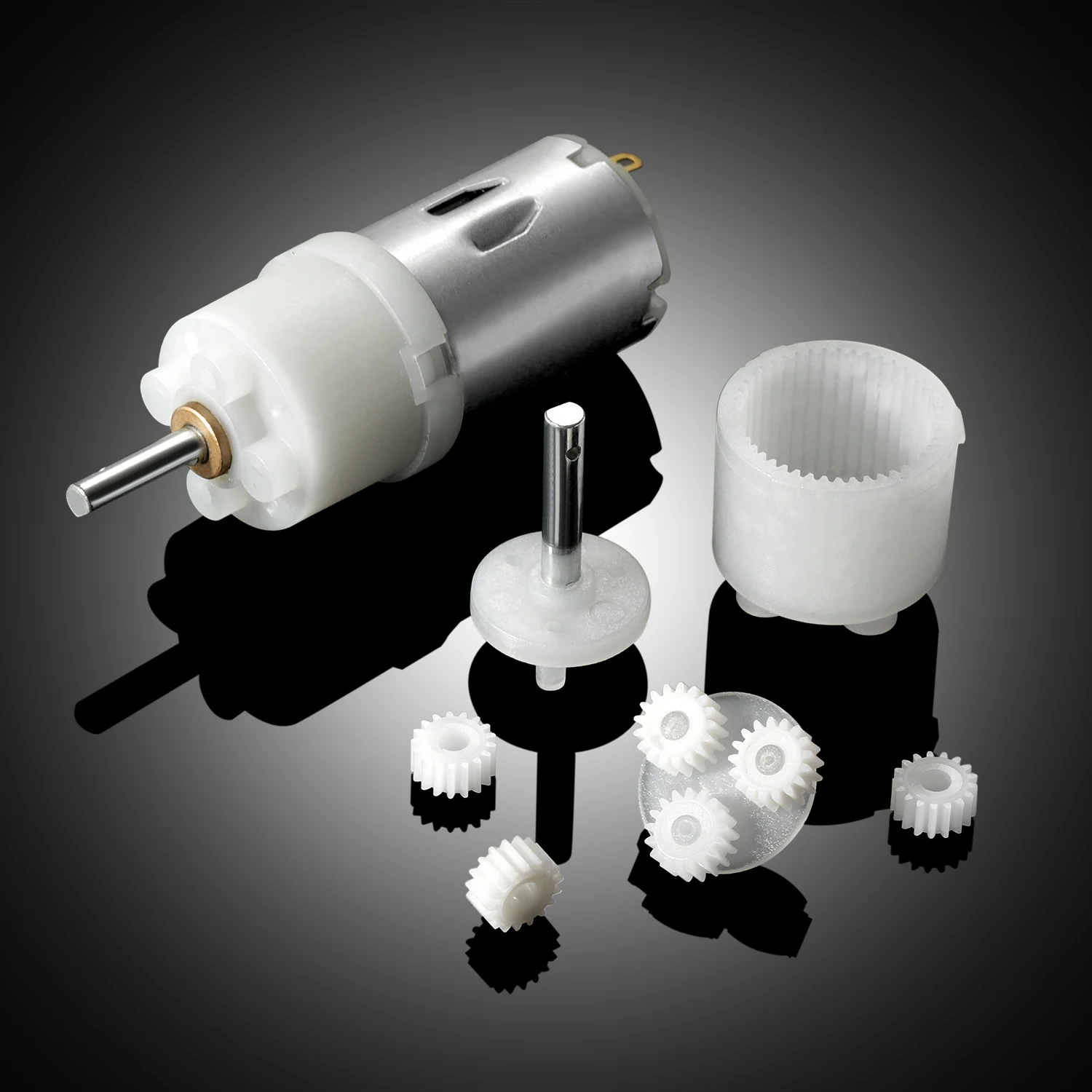 Factory direct sales 3-12V precision plastic gearbox motor beauty toys small household appliances micro DC motor gearbox