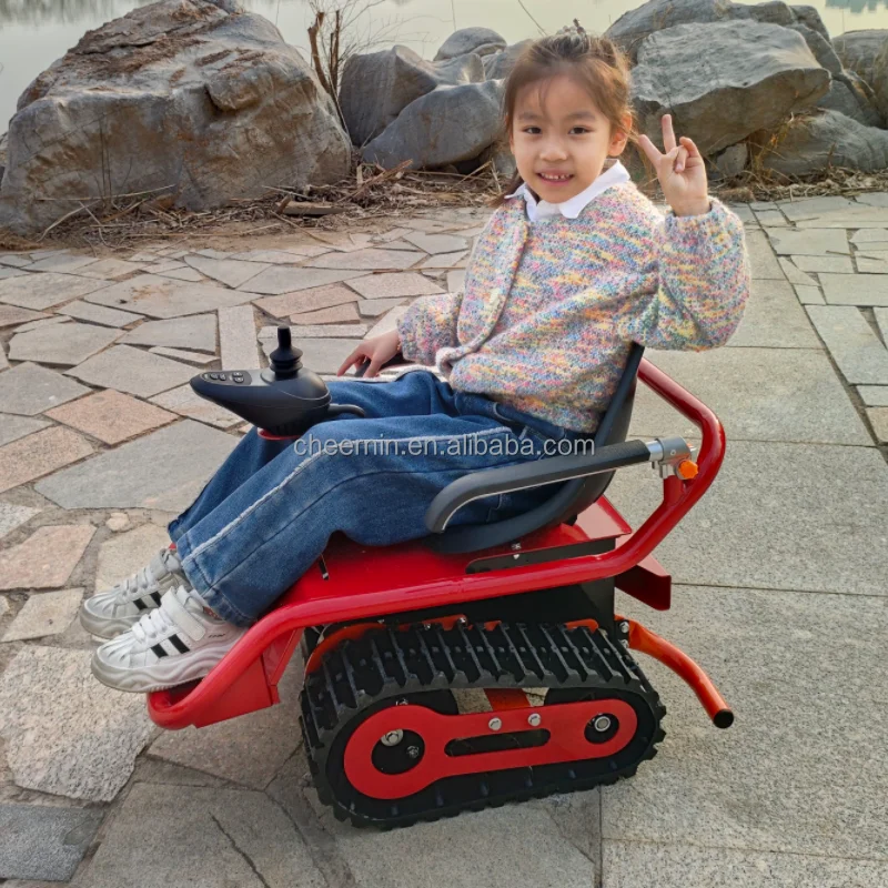 Factory hot sale outdoor indoor electric mini tracked tank off road go kart for kids