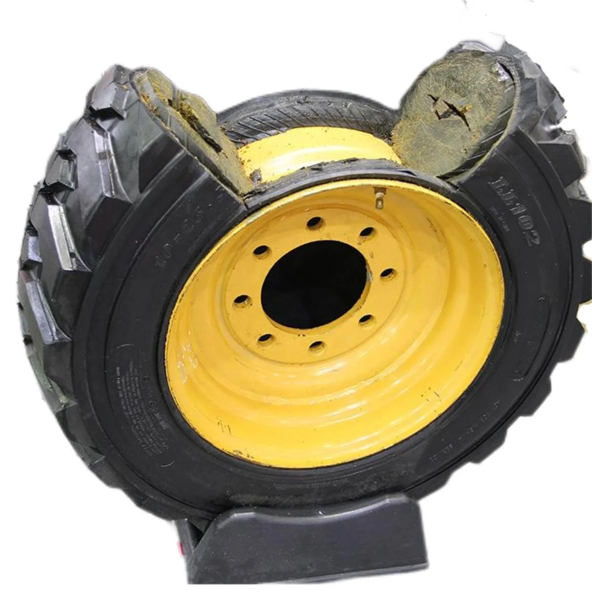 305*546 Foam Filled Tire Black Rubber 4 Pcs 7-10 Working Days Polyurethane Filled Top-quality Tyre 1.5years Geelaner CN;JIA