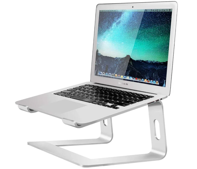 
High Quality Flexible Universal ergonomic detachable portable foldable aluminum desk notebook laptop riser stand 