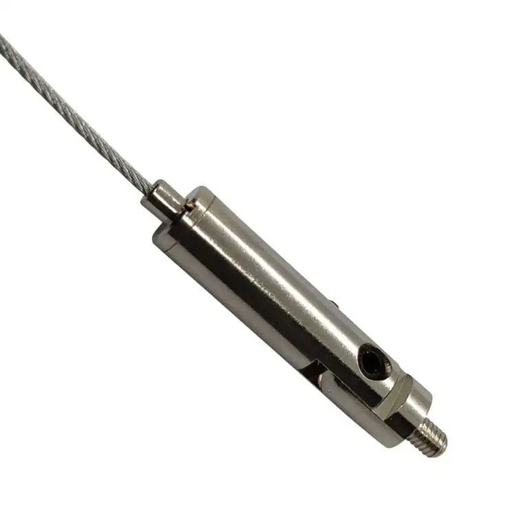 Spot Wholesale steel lock suspension kits single clip wire rope hanging lamp cable gripper