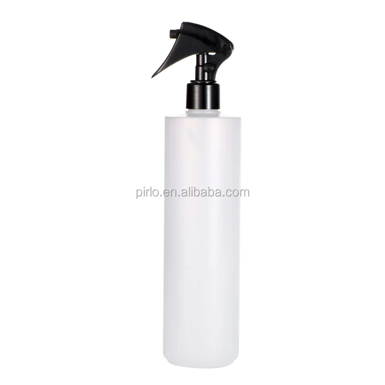 Wholesale empty 500ml plastic perfume mist spray bottle 16oz white Trigger Sprayer bottles customize logo