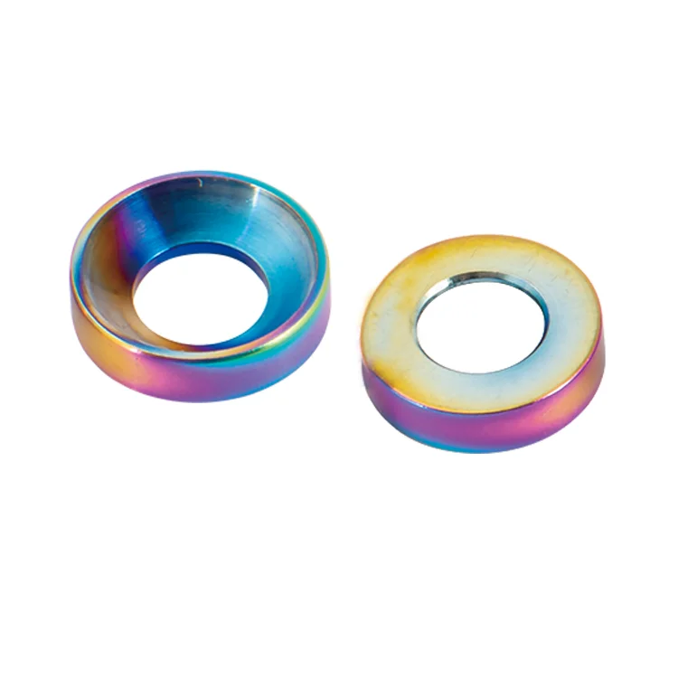 Custom M4 M5 M6 M8 Stainless Steel Countersunk Washer Concave Convex Washers Cone Conical Aluminum Washers Supplier