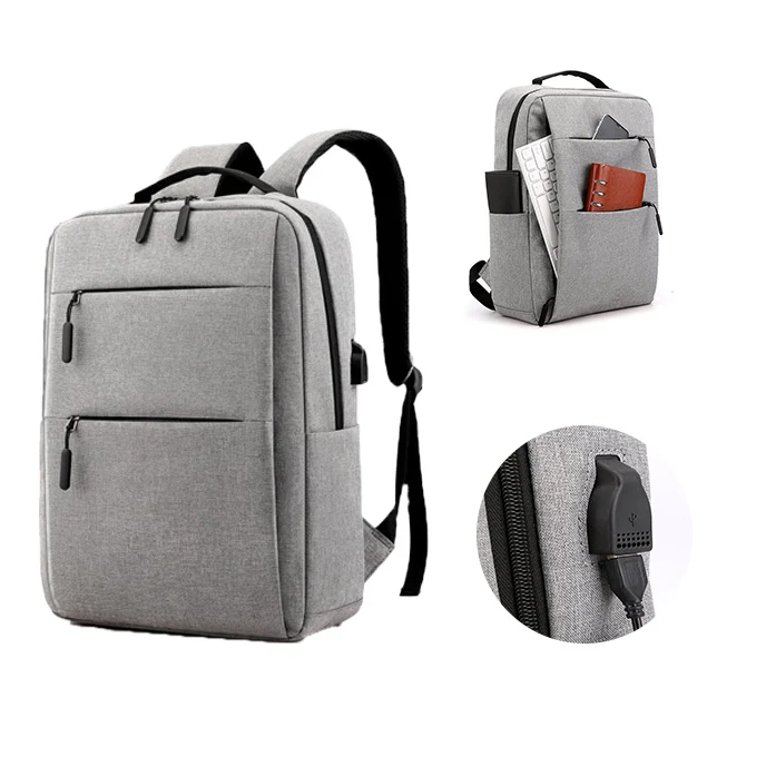Hot Sale durable waterproof nylon computer bags multi-Layer multi-functional portable business 15.6 inch men laptop backpack