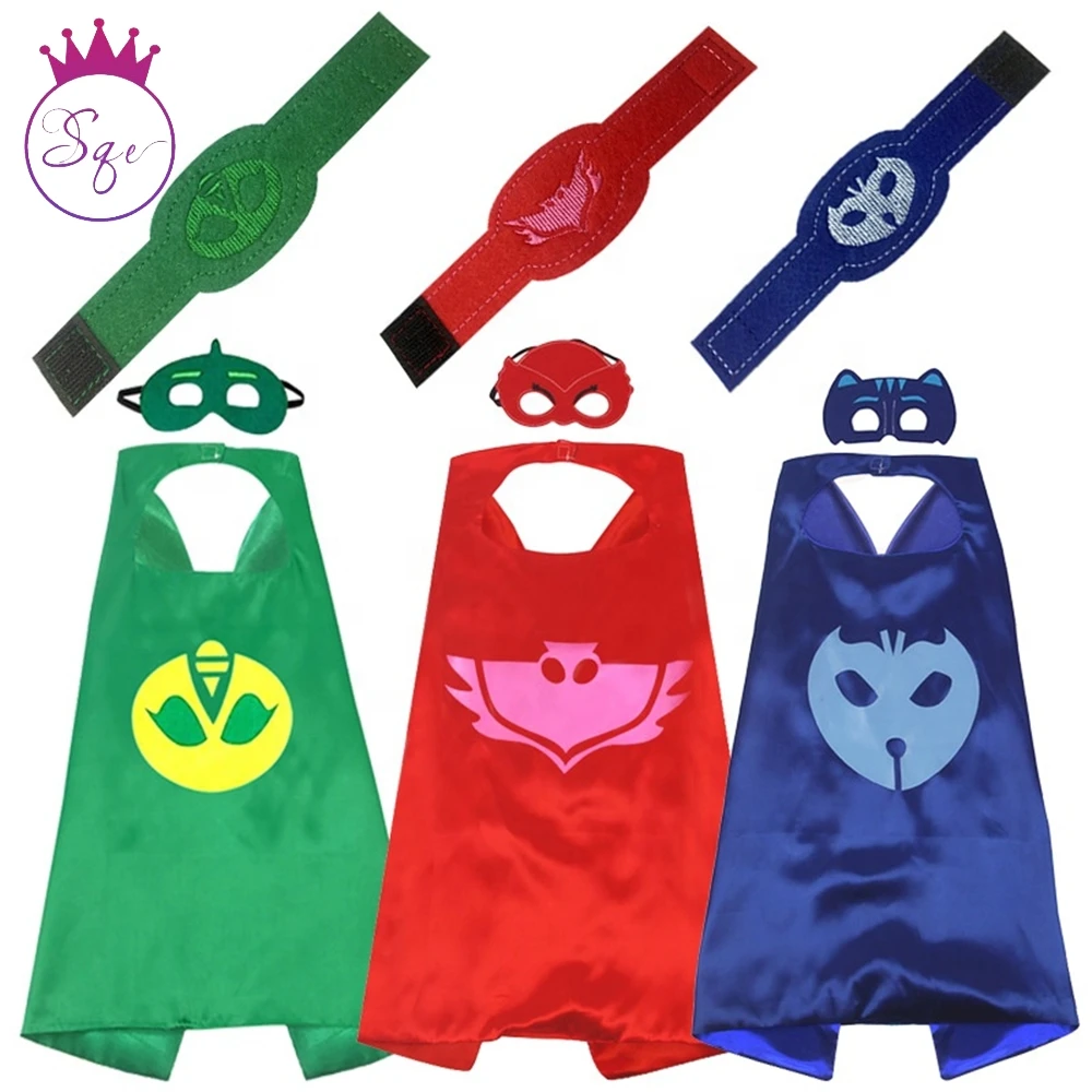 
Wholesale Satin Christmas Party Peter Pan Kids Superhero Capes 