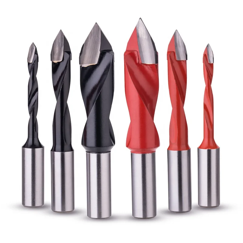 xgenl 5-12mm CNC Wood Furniture Plank Hole Opener V-Through Drill Woodworking Drilling Tools