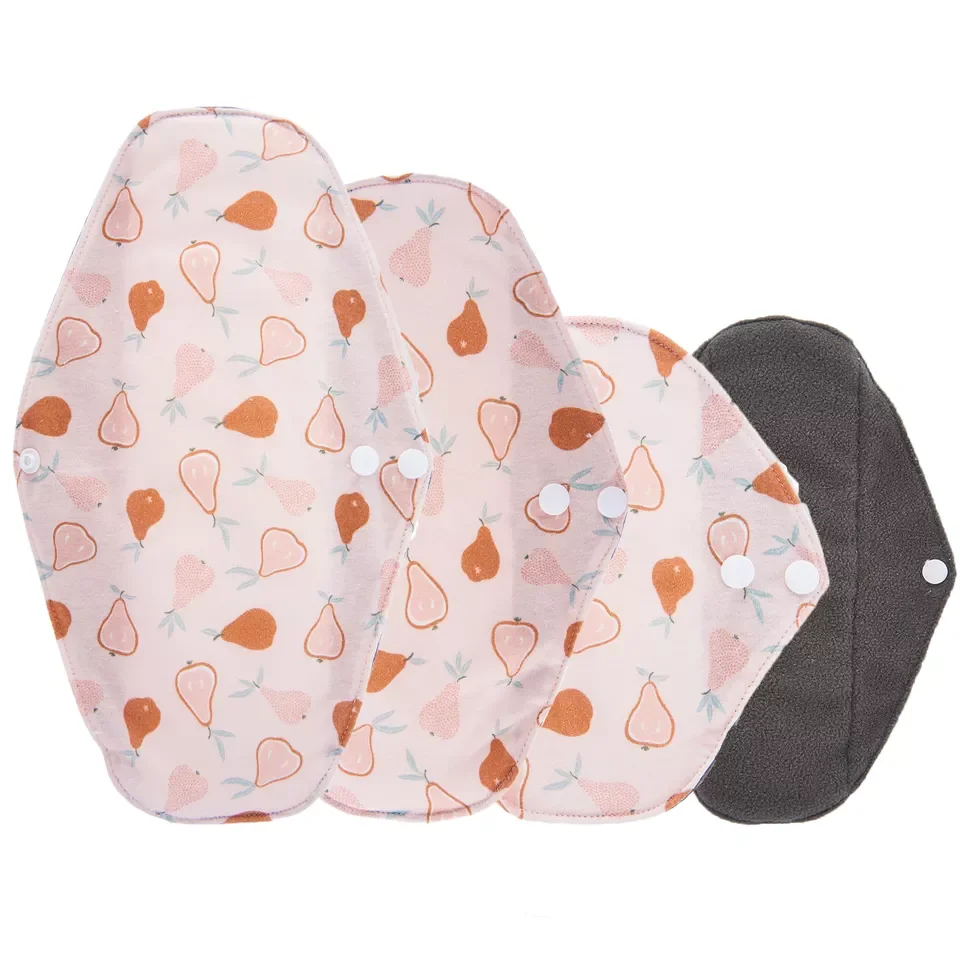 Wholesale Washable Breathable Menstrual Pad Reusable Sanitary Napkin Ladies Cloth Panty Liner