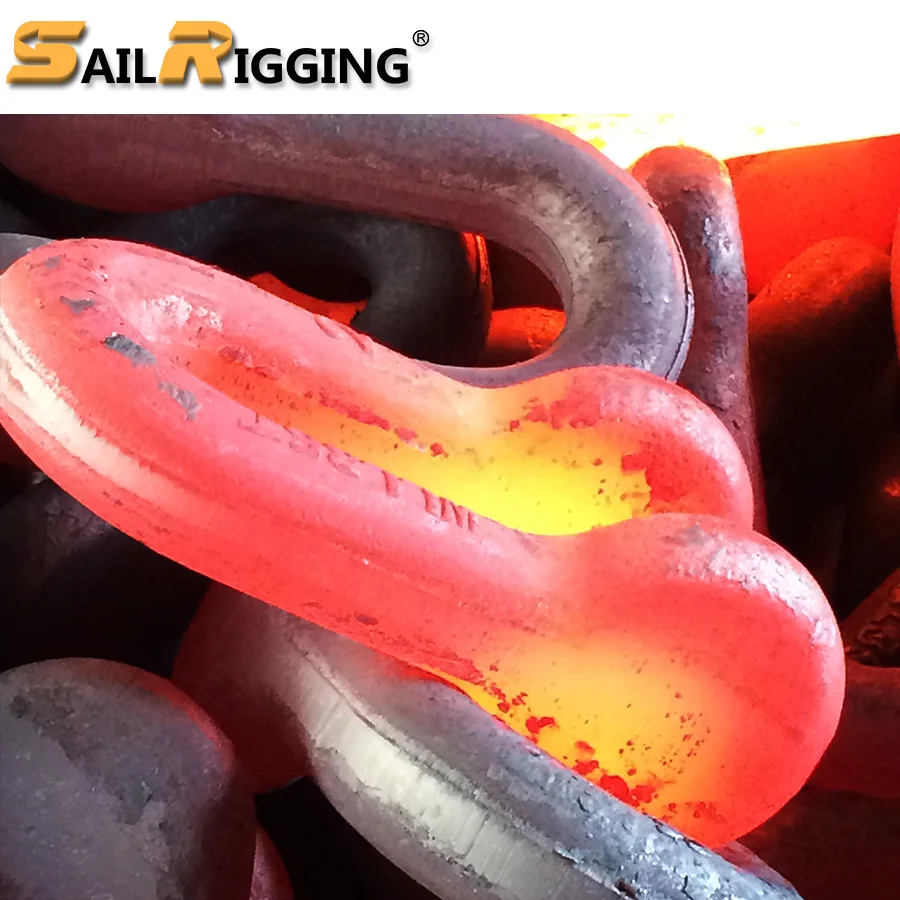 5/8 D Shackle Hot Dip Galvanized 3.25T G210 Drop Forged Dee Lifting Marine Bolt Type Safety Pin D Shackle Carbon Steel 210 Shack