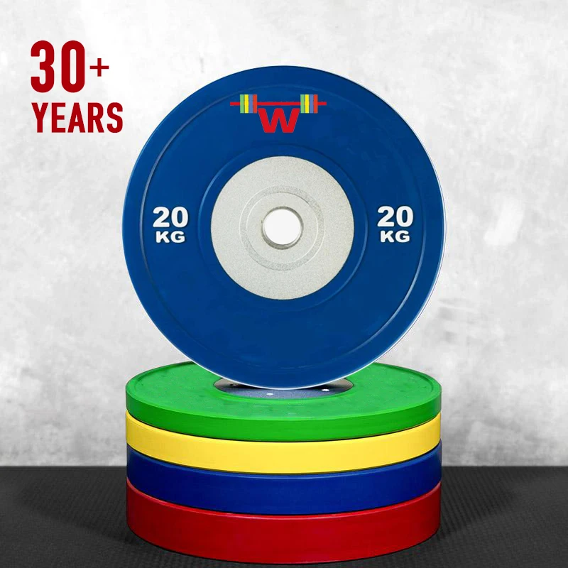 Top quality  Bumper villain color olimpic rubber Competition Weight bumper plate For Cross fitness