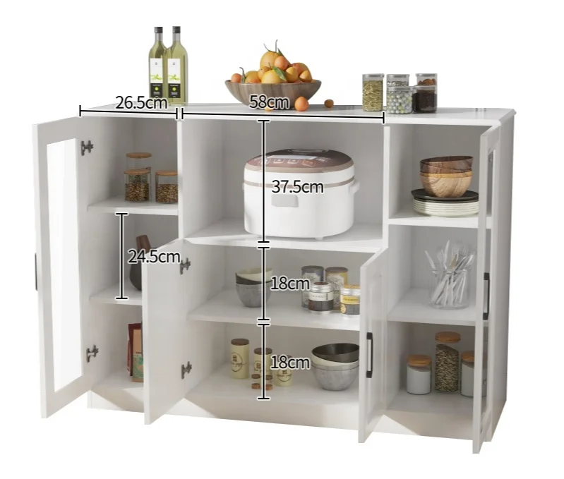  European-style sideboard home modern minimalist storage cabinet living room against the wall wine