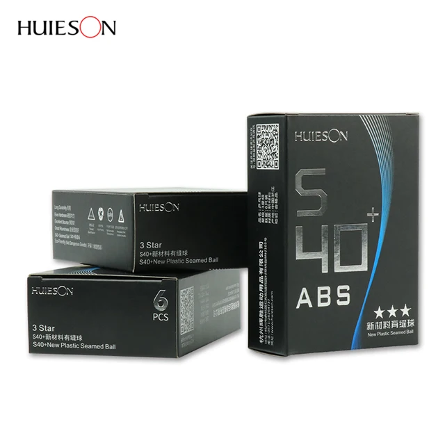 
HUIESON three stars Table Tennis New material S40+ box-packed OEM factory processing customization 