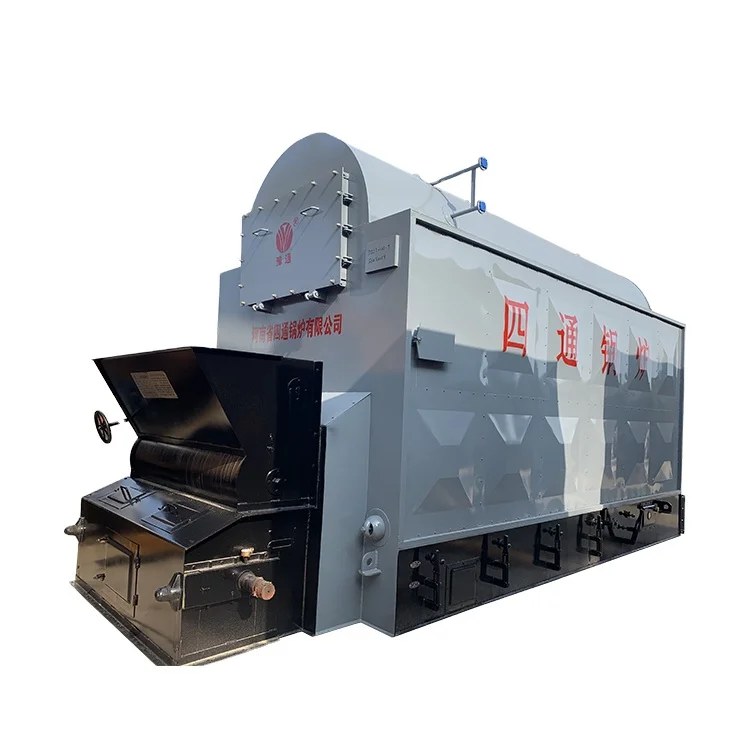 1.25 mpa 10 bar (5tph) Wood Coal Biomass Fired Water Fire Tube Steam Boiler with Chain Grate
