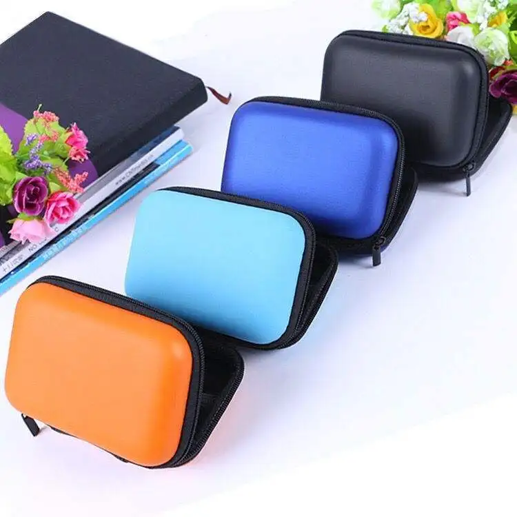 eva earphone case wholesale custom collect headphones colorful Earphone Case EVA bag mobile phone bags