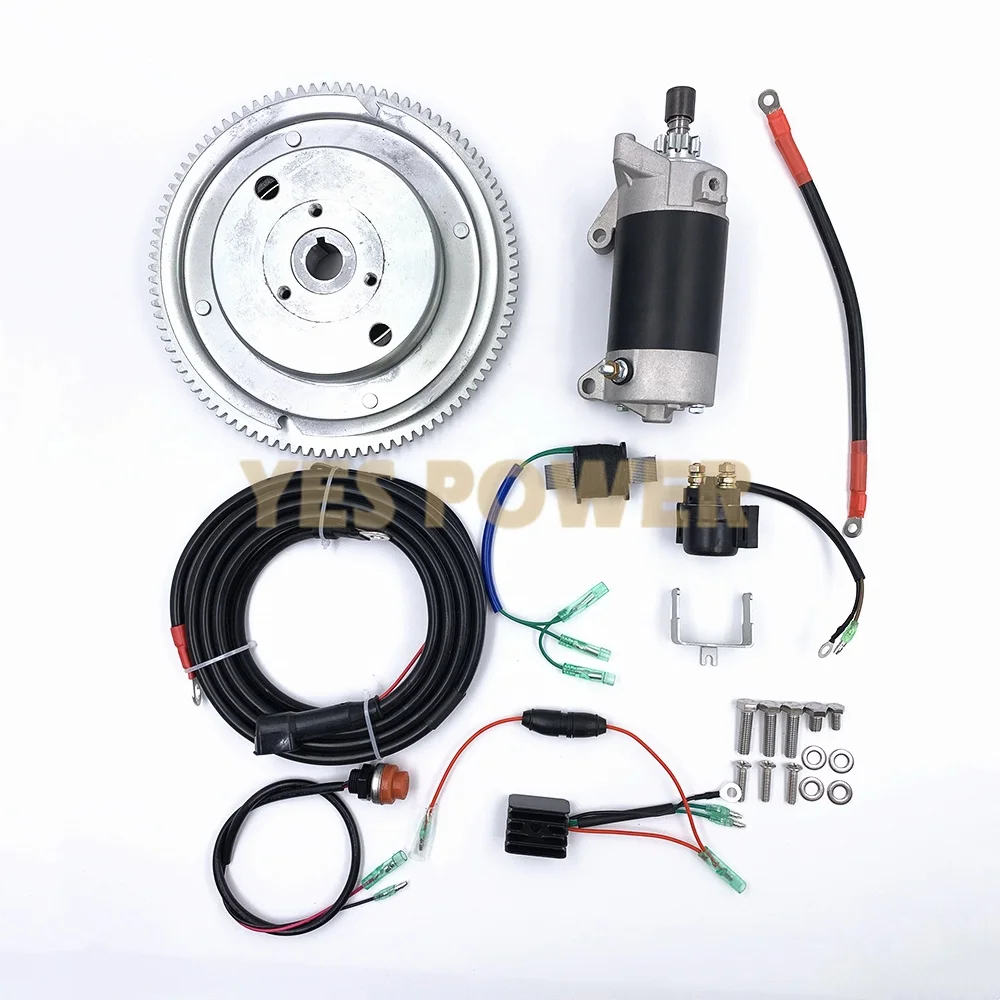 Электрический старт conversion kit для YAMAHA 2-х тактный 60HP муторных лодок модель