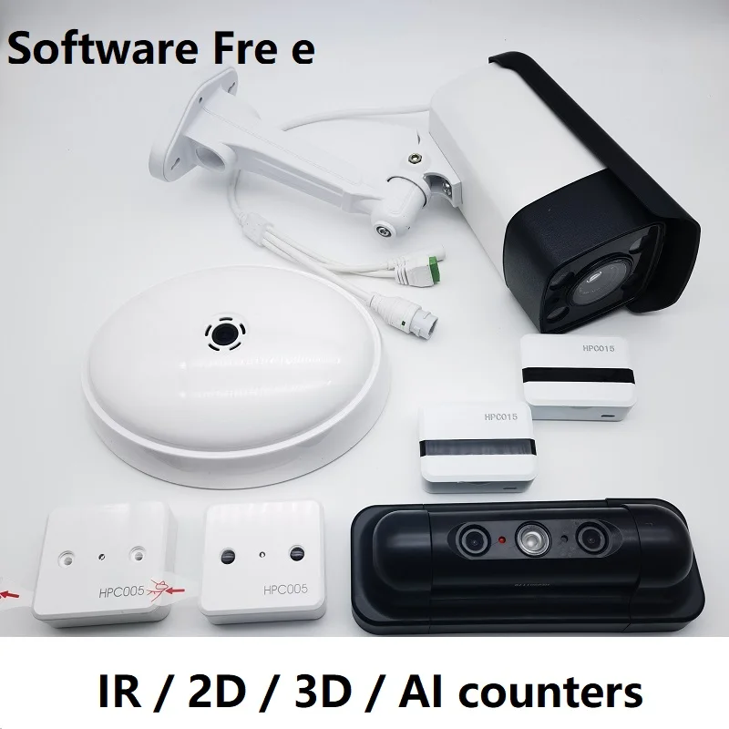 Highlight human traffic customer counting device roof people counting sensor HPC008 electronic camera overhead people counter