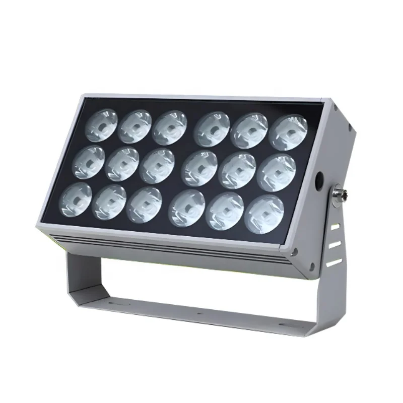 High Power Square RGB RGBW LED Flood Light DMX DMX512 RDM LED Flood Light for Building Facade LED Floodlight Lamp