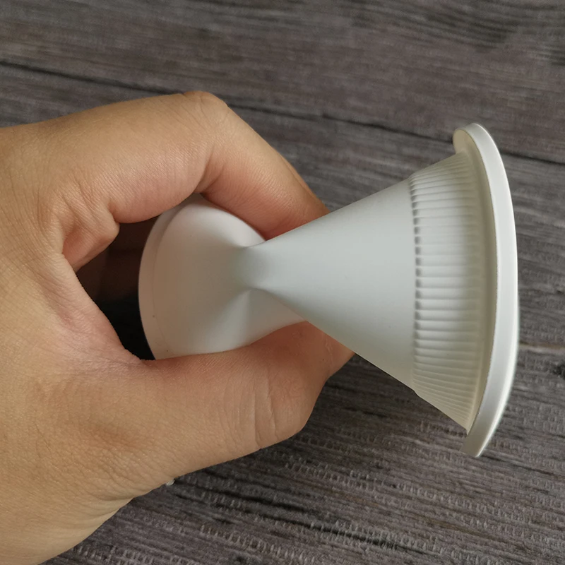 Disposable Eco-friendly PLA coated drinking cups biodegradable corn starch cup for hot drink