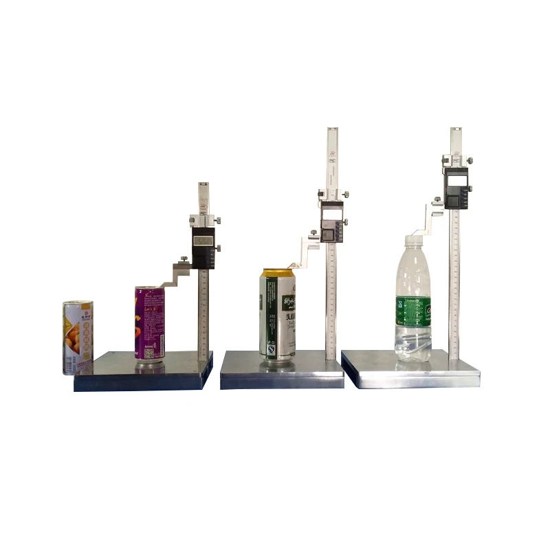 Can height tester bottle height ruler metal can detector automatic crimping projector