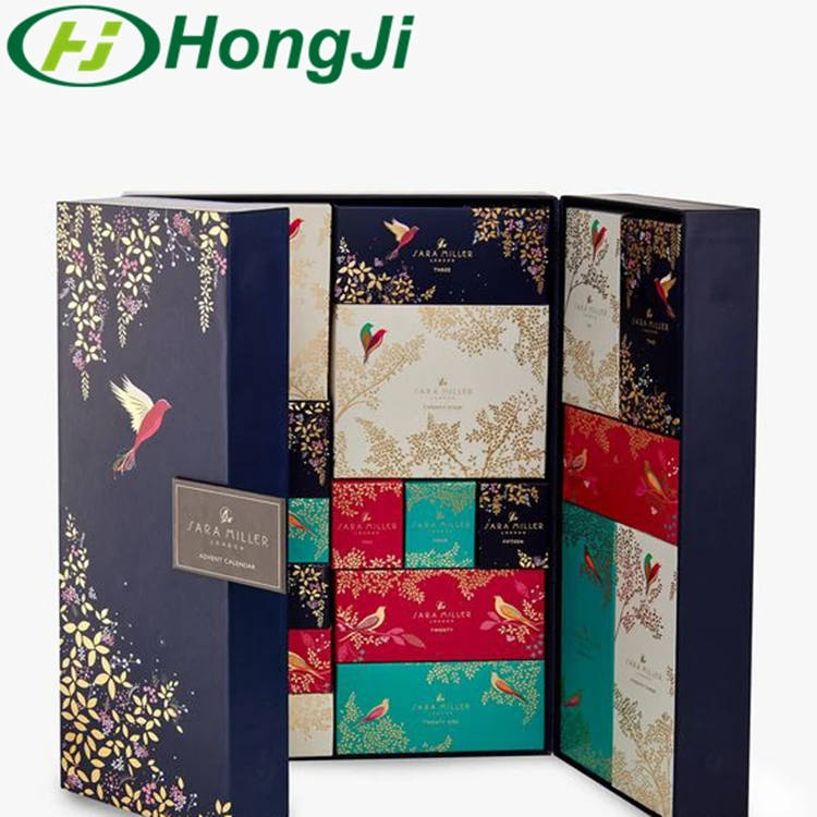 High Quality Cosmetic Unique Christmas Advent Calendar Packaging Box