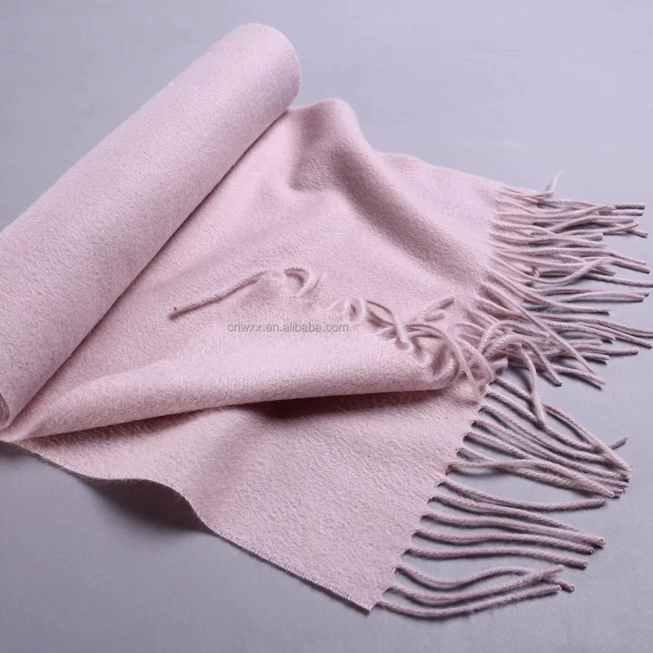 Womens Thick Soft pure wool Shawl Wrap Scarf Warm Solid Color Stole