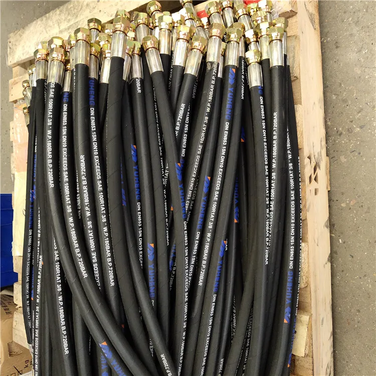 Industrial Hydraulic Hose R2/2SN High Pressure Hydraulic Hose and Fitting