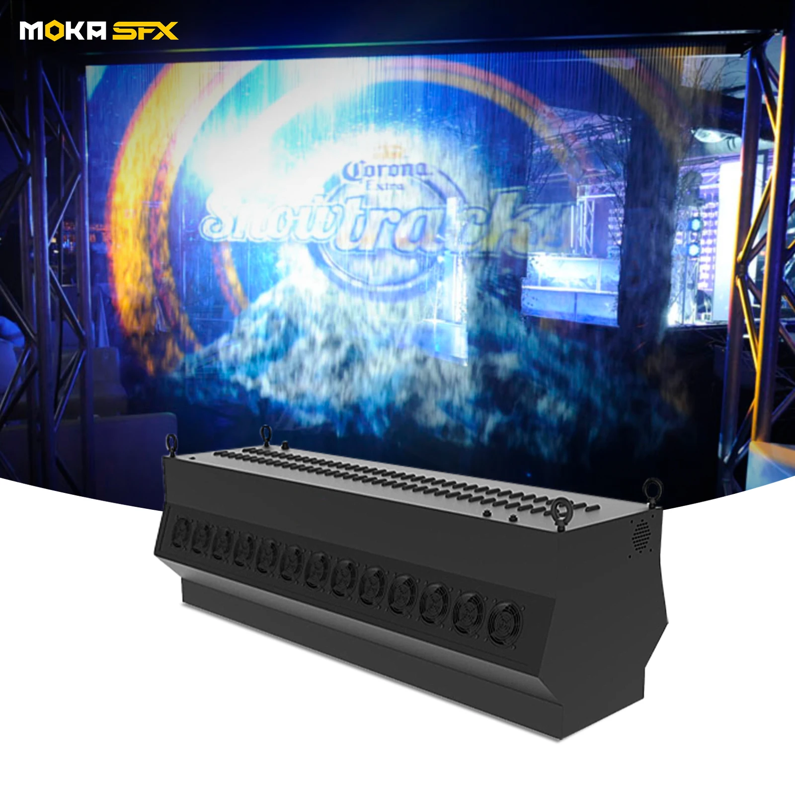 MOKA FS-020 Fog Mist Screen Fog Screen Projection Custom Downward Spray Fog Smoke Machine 3D Display Screen  2m 2.5m 3m