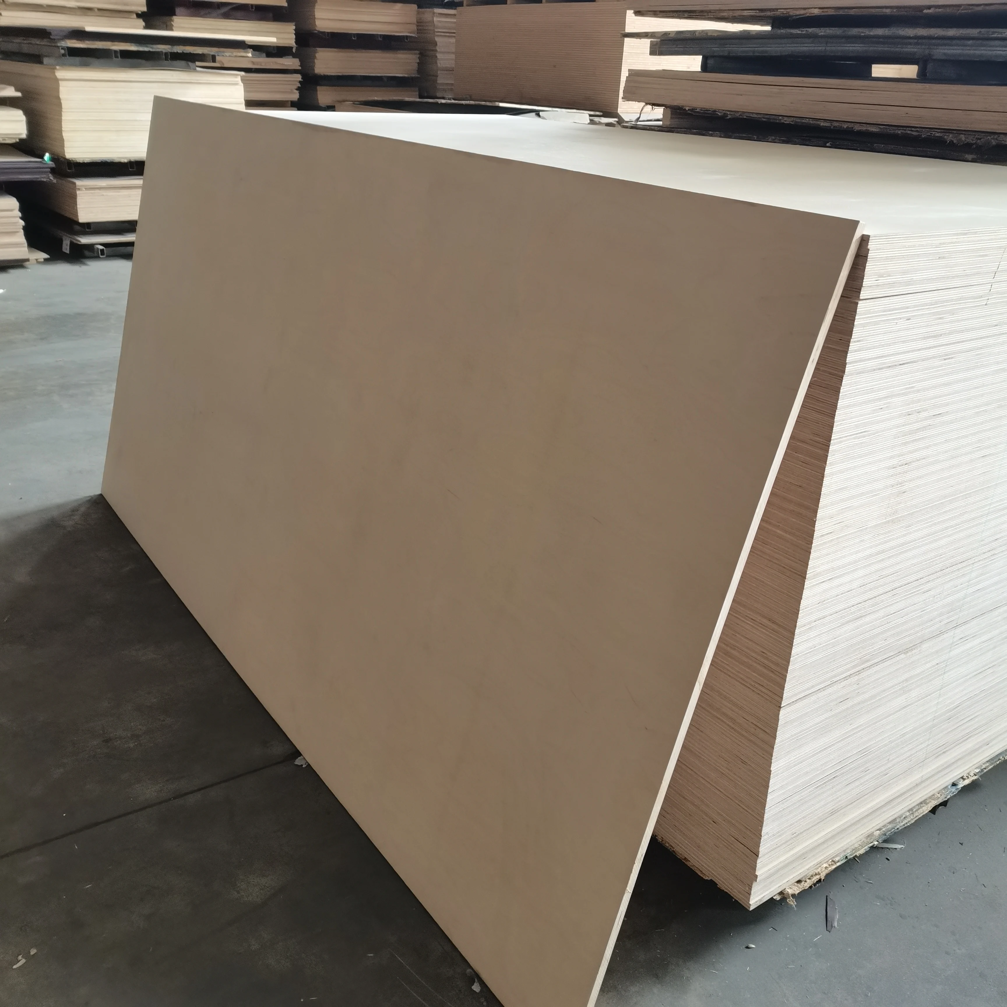 Factory 1220*2440mm Full Birch Plywood Sheet 16mm Birch Plywood Panel For Furniture