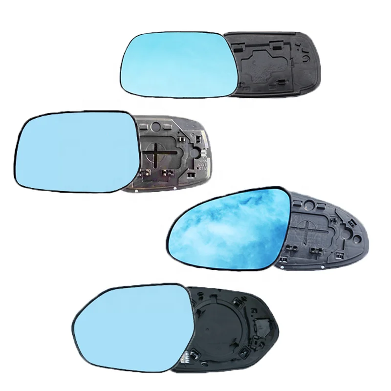1 pair Side Rearview Mirror Blue Glass Lens For Toyota Corolla 2004-2020 four generation Wide Angle View anti glare door mirror