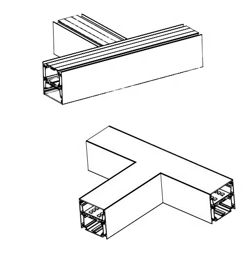 alloy led aluminum profile corner connector L type T type angle aluminum connector