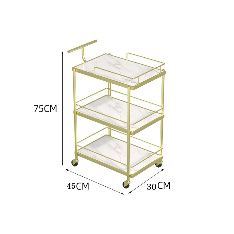 Индивидуальный Логотип мебель для лица Парикмахерская дешевая тележка салона красоты