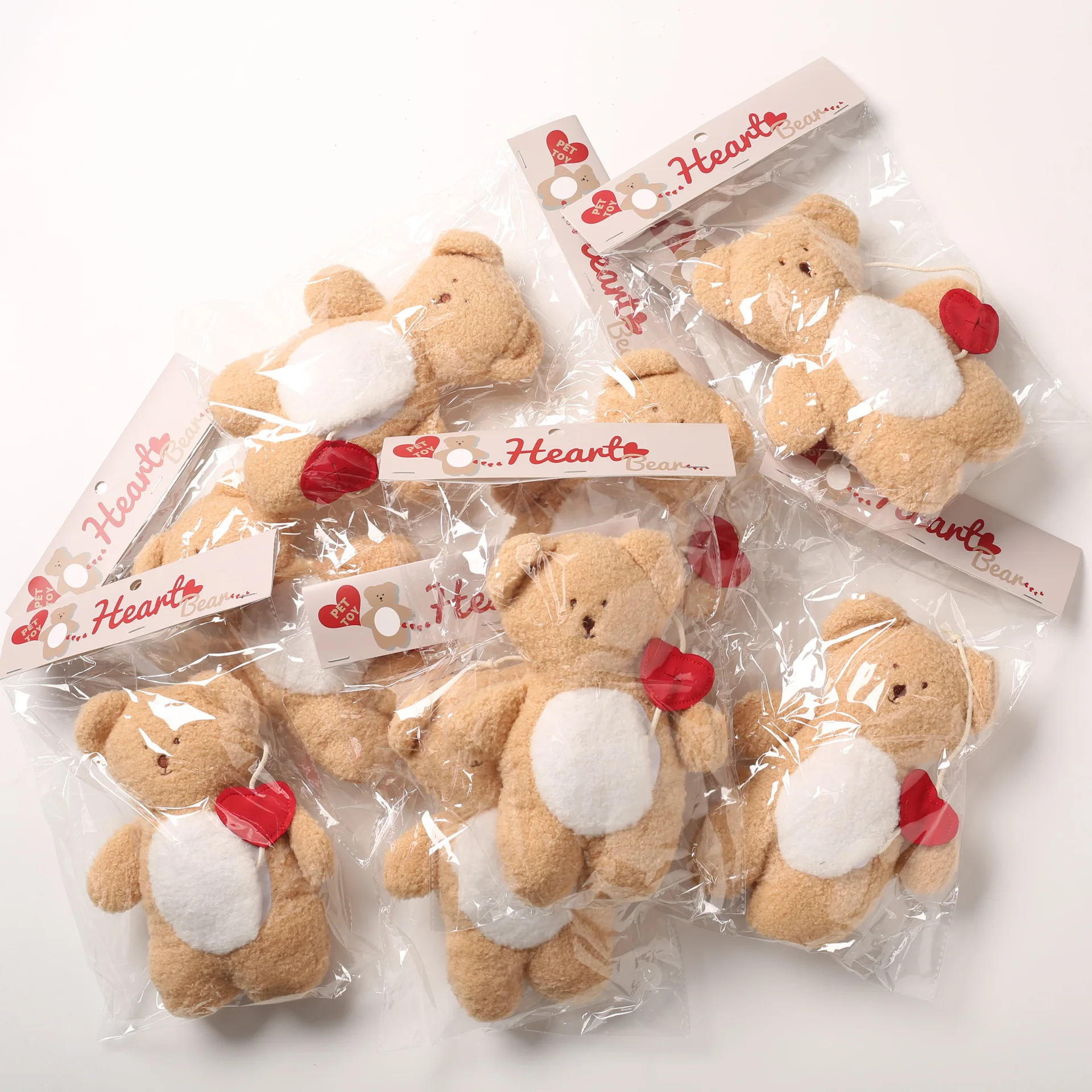 INS Hot Korean Funny Cute Bear Dog Toys Plush Puppy Accessories Stuffed Bears Sound Chew Squeaky Pet Toy