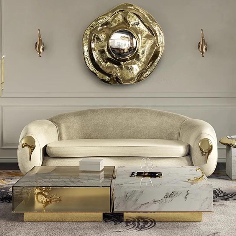 Furnistyle Luxury Elegant Vintage And Contemporary Style Sofa Furniture Latest Living Room Sofa Design Modern Design Fabric Sofa