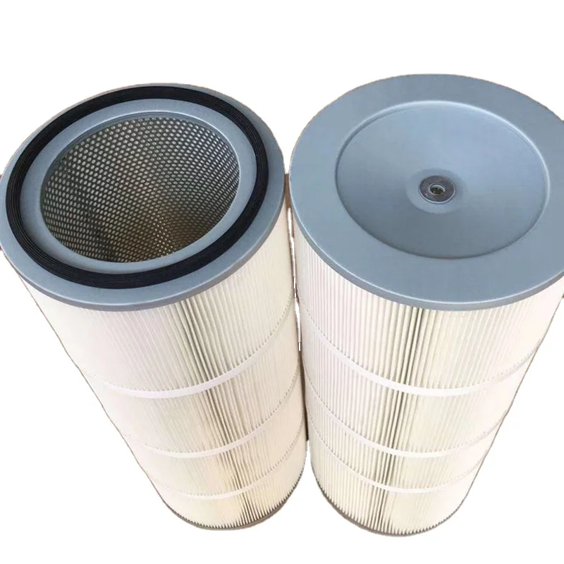 PTFE Low running resistance  10 inch carbon filter cartridge for Cement, waste incineration