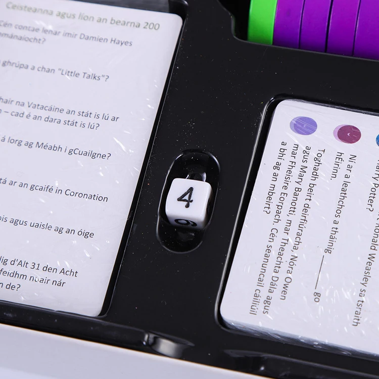 Adult Board Games excellent quality family paper customized board game