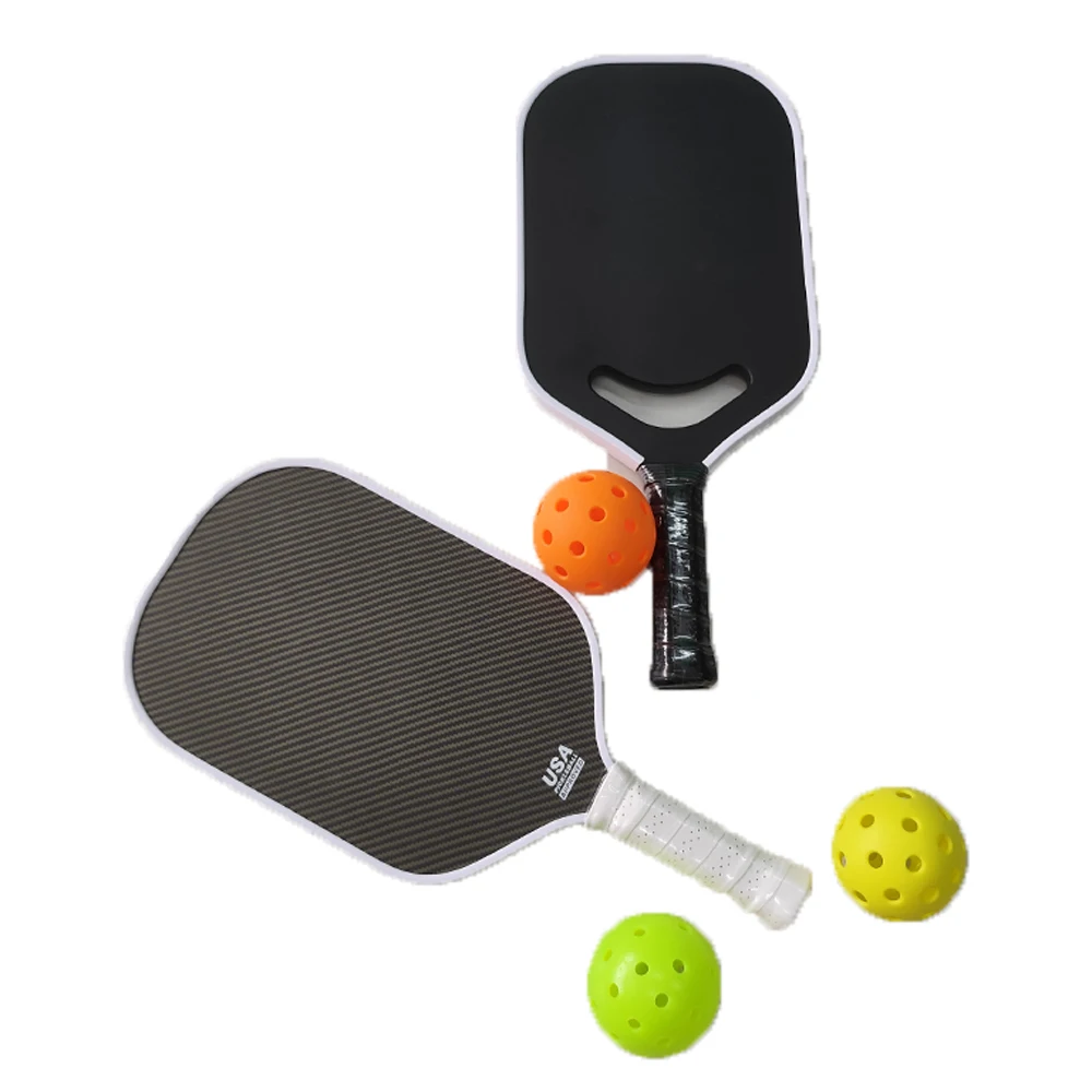 OEM ODM Manufacturer factory custom-made professional carbon fiber usapa approved sports defend pickleball paddles