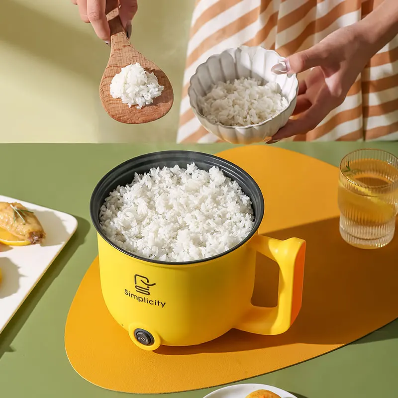 Multipurpose Household Electric Portable Cooker with SS or PP Steamer and Dormitory Electric Hot Pot