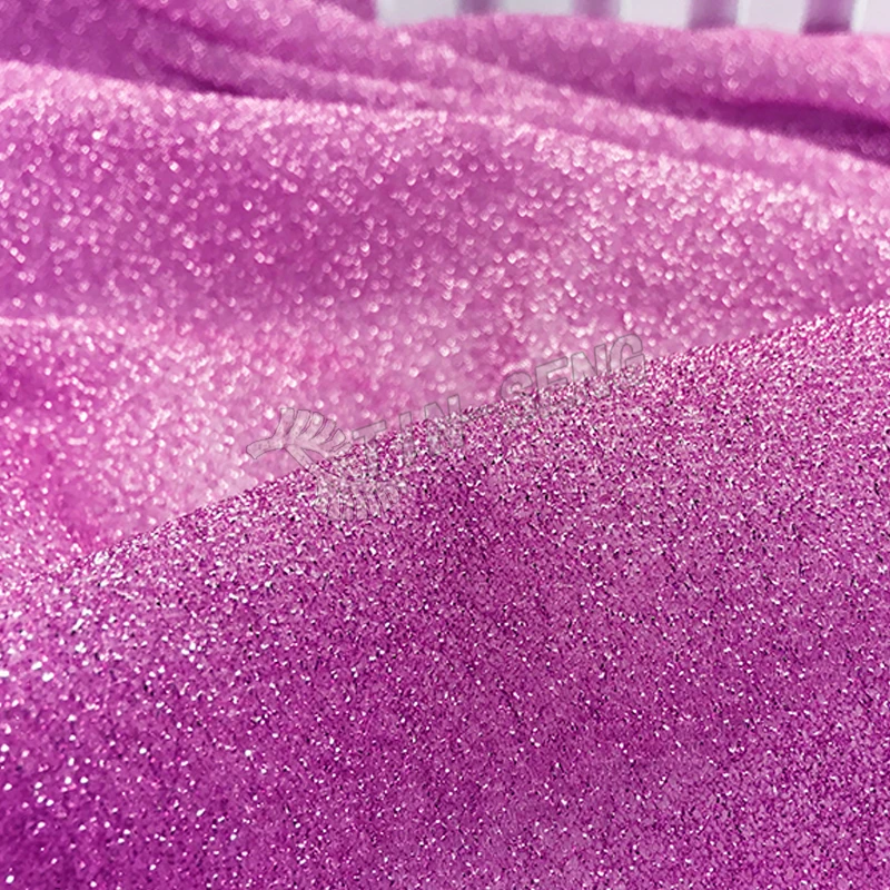 Metallic Lurex Fabric Wholesale , in Stock Polyester Knitted Fabric for Wedding