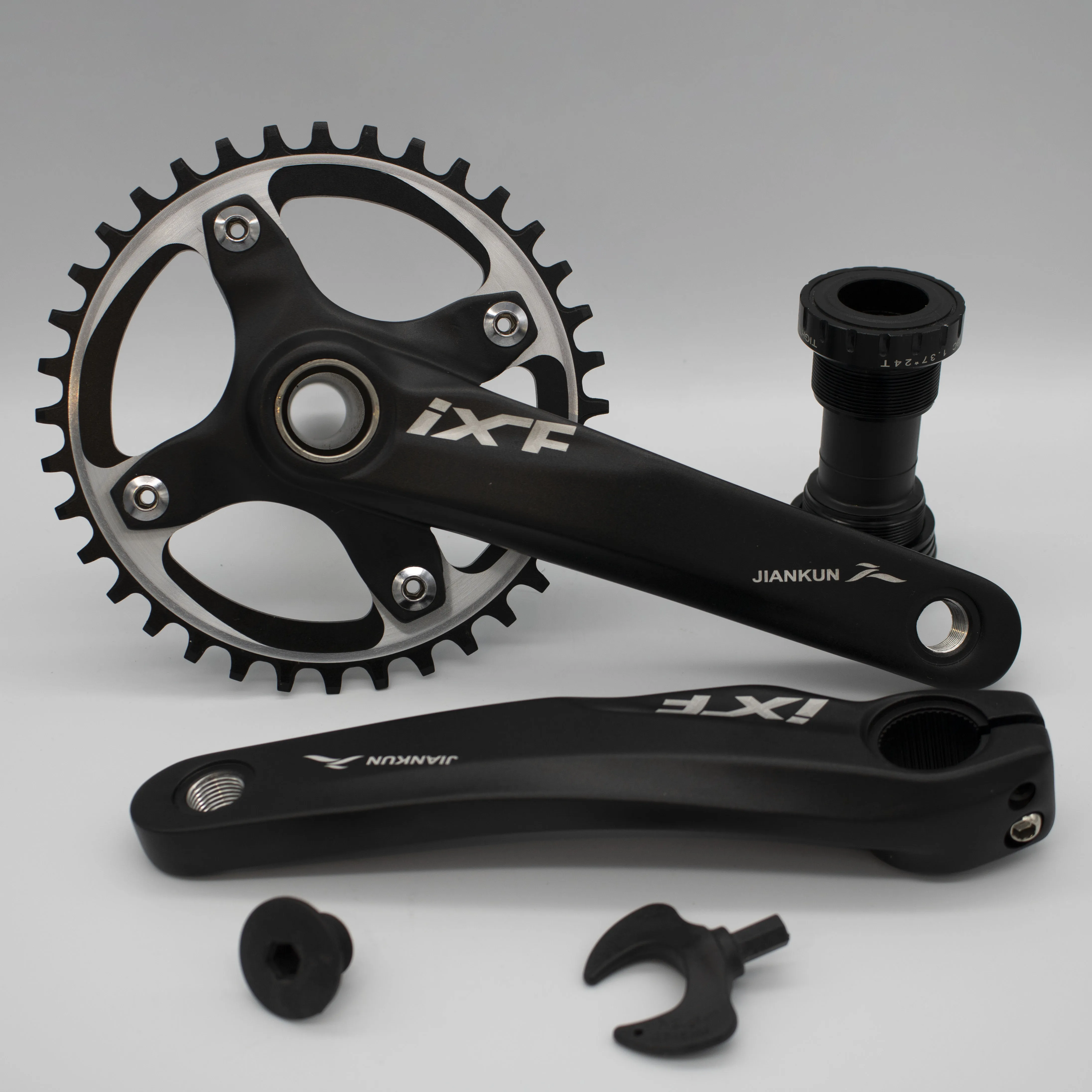 MTB 32T/34T/36T/38T/40T 50.5mm Chainline 1x12S Speed Mountain bike crankset with new bottom bracket