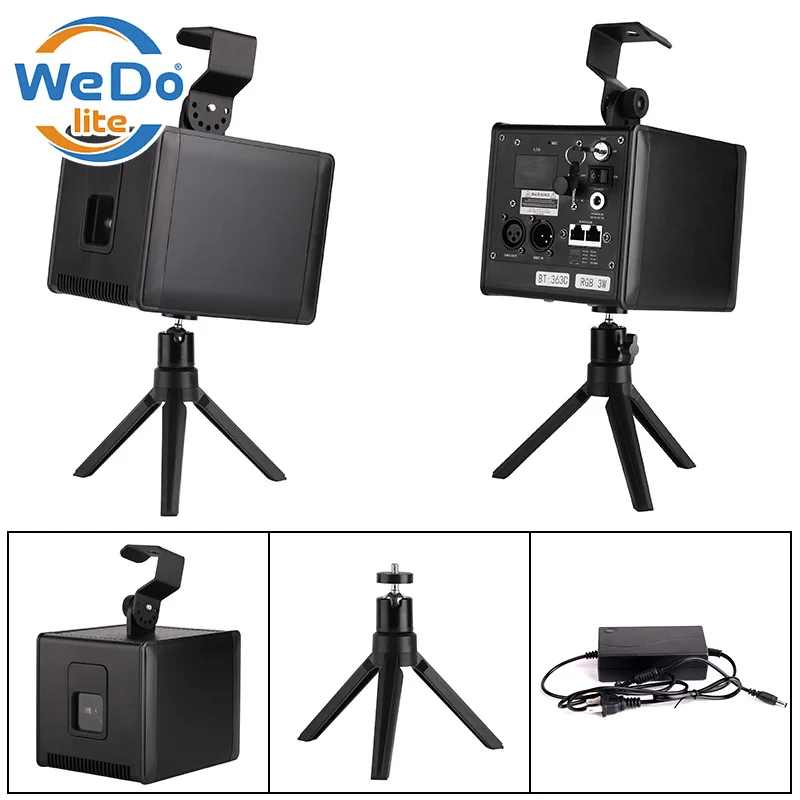Laser Cube Projector 3W  Rgb Animation Laser Light Show Projector Pro Wireless APP 3D Rgb Animated Laser Porjector