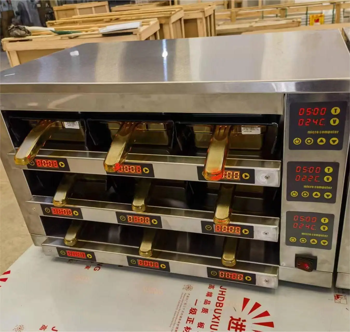 Fast Food Restaurant 2 3 4 Layer Commercial Hot Food Display Hamburger Meat Warmer