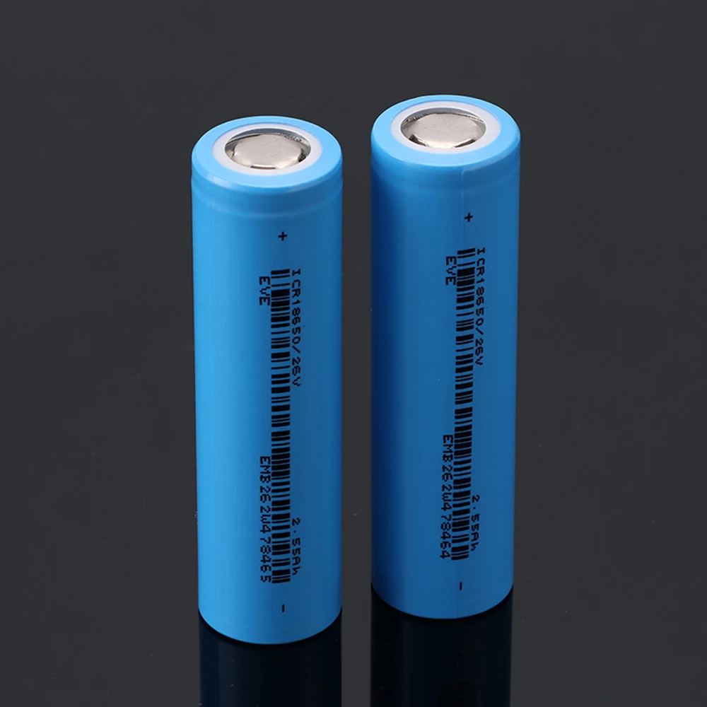 3.7V Rechargeable Lithium Liion Battery 5C 2600Mah 18650 Battery