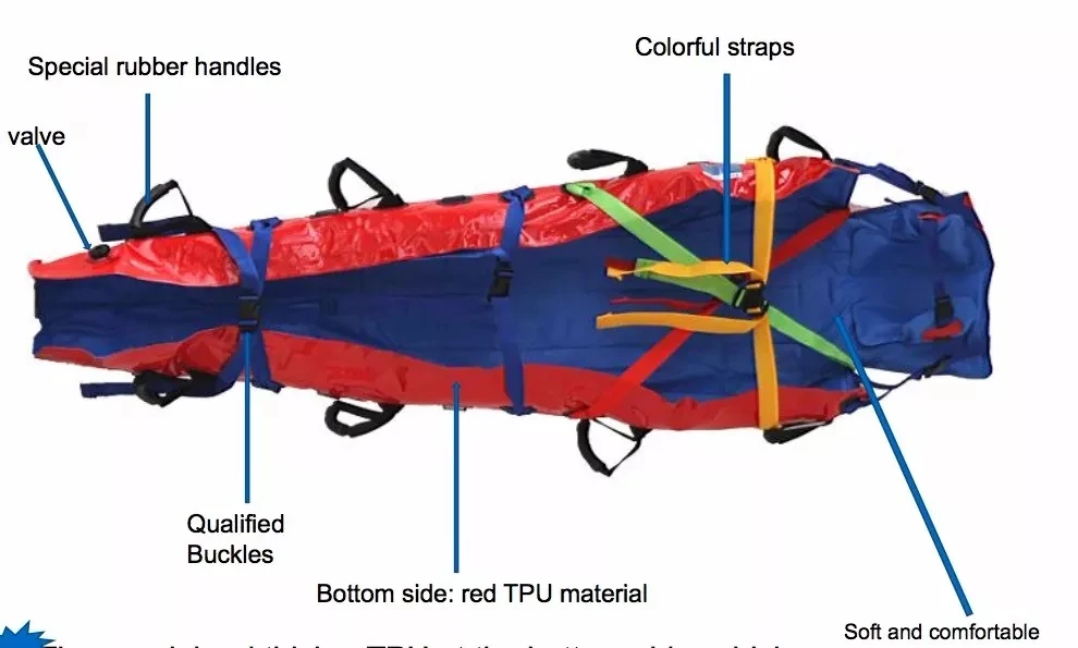 Medical Vacuum Stretcher Foldable Portable Vacuum Mattress Stretcher Soft Stretcher Emergency for first aid