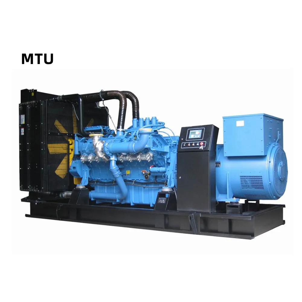 1800kw 2000kva  open/silent containerized diesel generator with MTU engine 16V4000G23