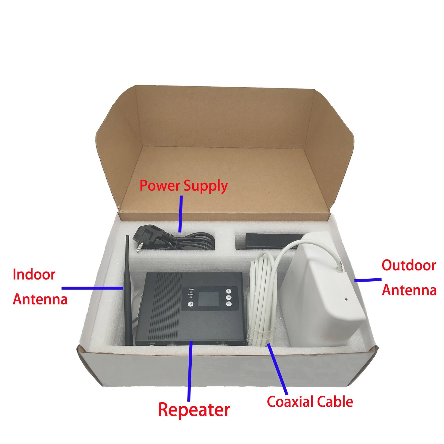 Dropshipping amazon Real time out power show 23dBm GSM900 LTE 4G 1800MHz Dual Band Smart Mobile Signal Booster 3G 4G Amplifier