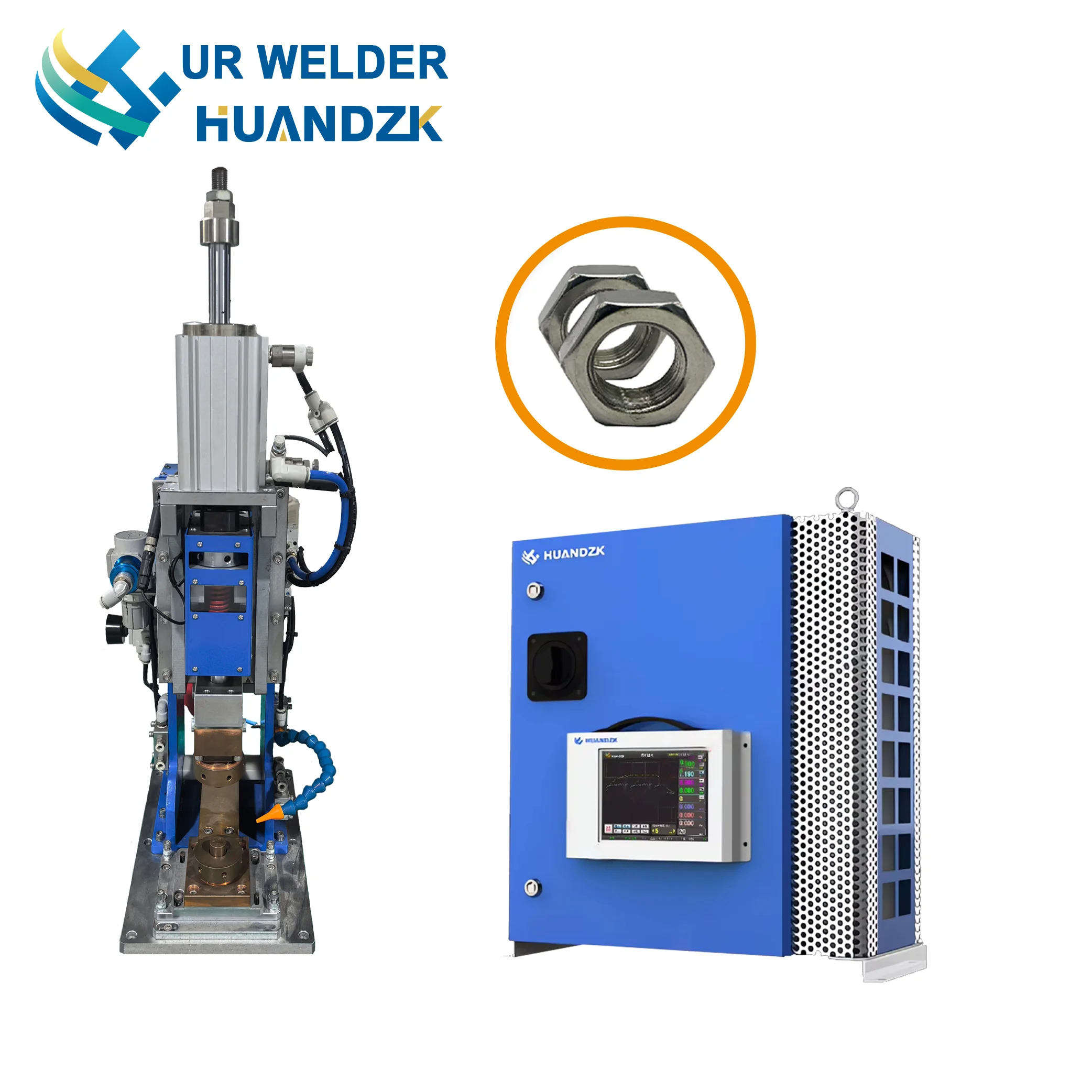 Monitor spot welding pneumatic controller aluminum roll seam welder Nut Welding Projection igbt inverter welding machine factory