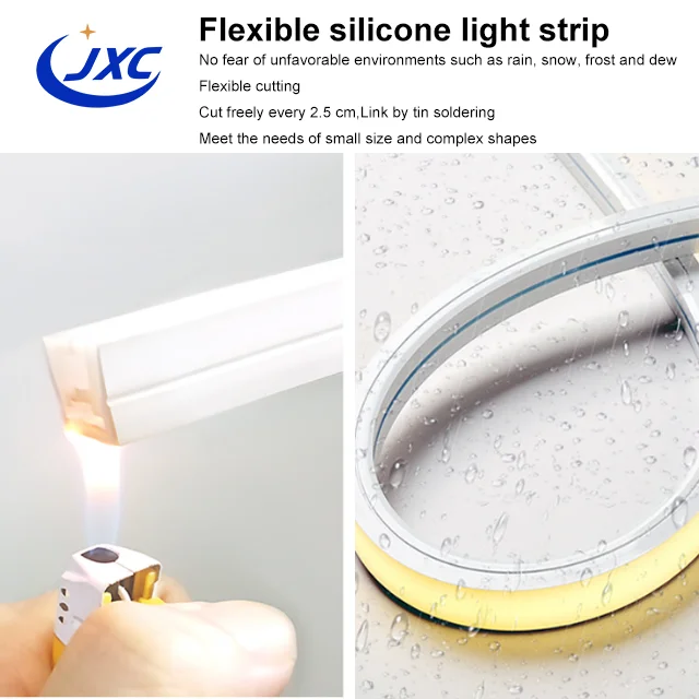 Outdoors Flexible Luces  LED Lights Neon LED Strip RGB Words Decoration Sign Letter Bar Dimmable Neon IP67 Waterproof 12V