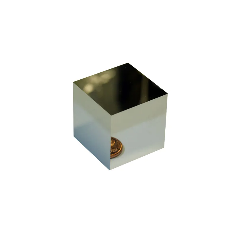 Tungsten carbide cube with mirror polished surface